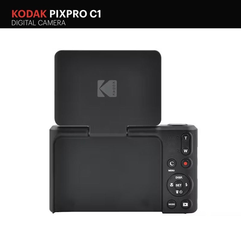 Kodak PIXPRO C1 Compact Digital Camera 13MP 1080p Selfie 180° Tilting LCD